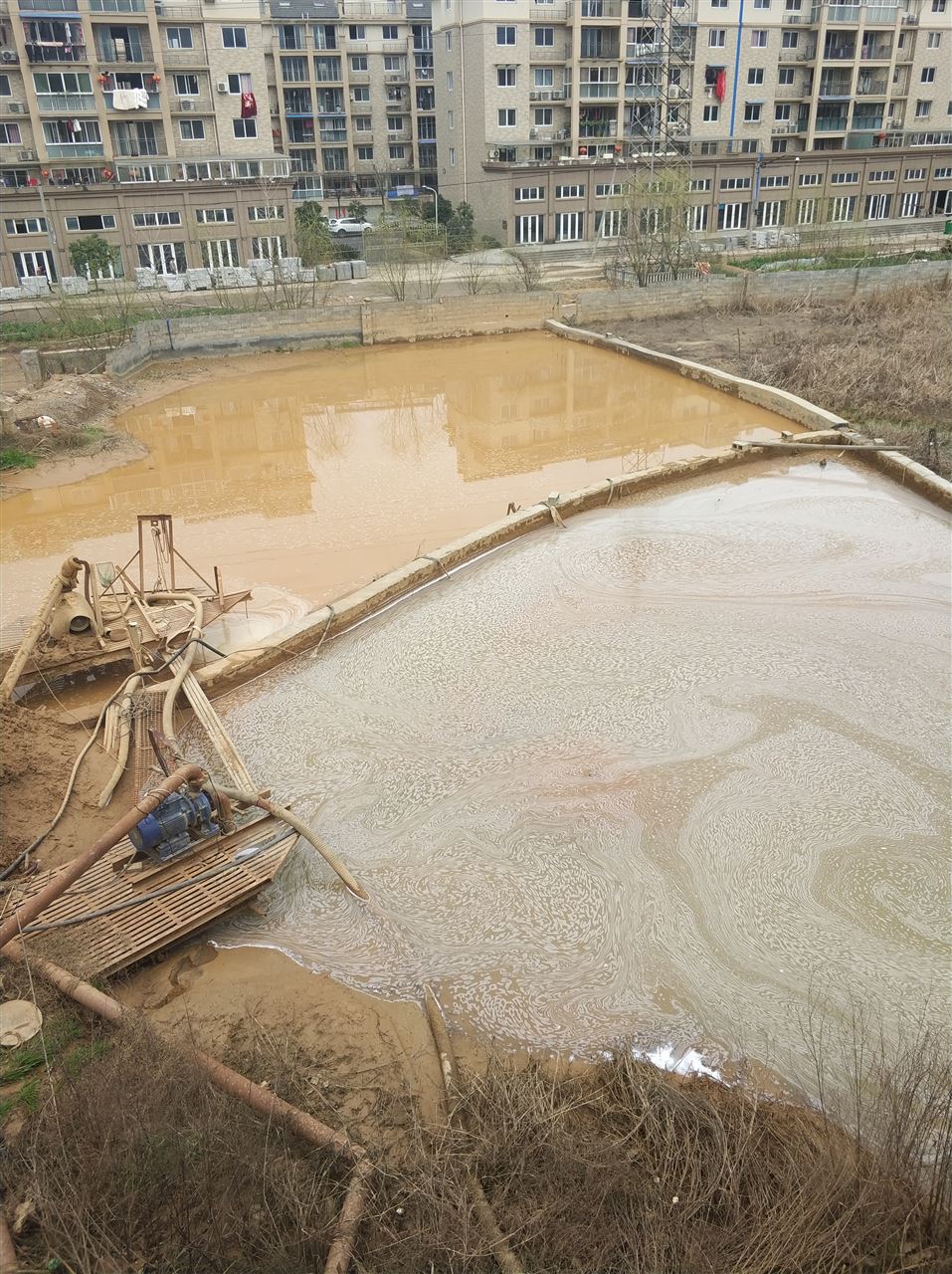 茌平沉淀池淤泥清理-厂区废水池淤泥清淤